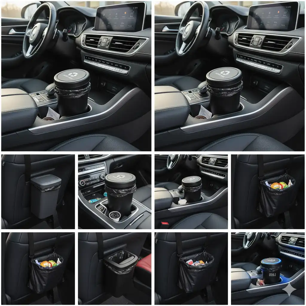 Mini Trash Can for Cars