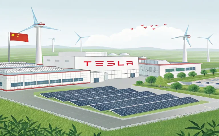 Tesla China Battery Project Renewable Energy